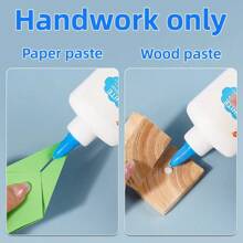 120毫升/60毫升/40毫升白色学生胶，适用于纸艺，白色乳胶，适合学校、家庭和办公室使用，返校必备品。 - 白色 - 查看 4