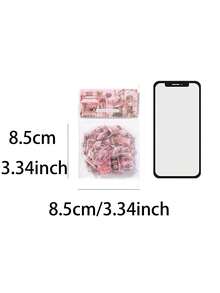 CANDY POETRY 1pack40pcs Retro Cabin Theme Scrapbooking Sticker For DIY Decoration, Festival Gift, Personalized School Stationery Material - Purple - View 11