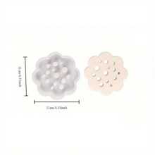 Silicone & Plaster DIY Round & Flower Shaped Aroma Diffuser Mold For Flower Arrangement Vase - White - View 8