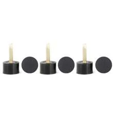 3對高跟鞋頭配件替換鞋跟蓋，女士高跟鞋維修工具套件，配以尖針拔除鉗的高跟鞋維修套件 - 黑色 - 查看 2