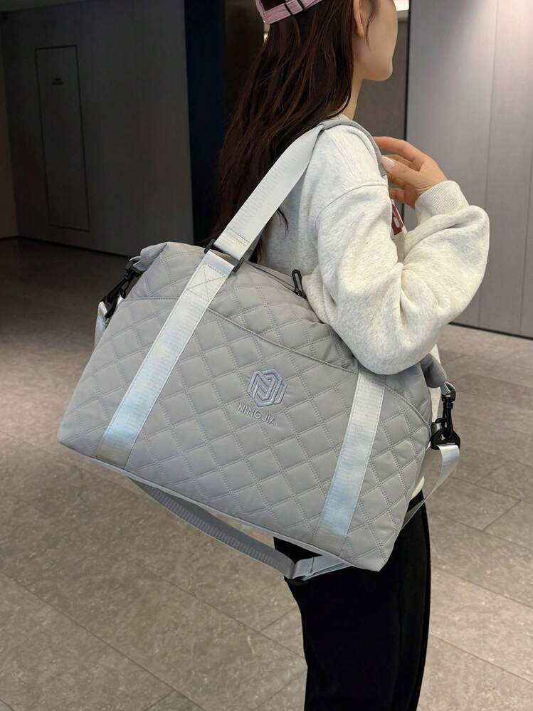 ベージュ 拡張可能 ラゲッジ ストレージバッグ、軽量 折りたたみ式