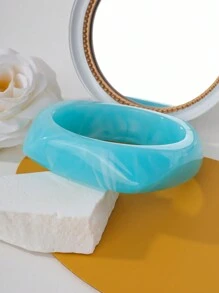 1 chiếc vòng tay Acrylic nhựa màu kẹo bất đối xứng, phong cách BohemianTrung Đông, với các yếu tố cổ điển, thanh lịch, nghệ thuật, dễ thương và gợi cảm, màu chuyển sắc thạch, hoàn hảo cho hẹn hò, thường ngày, làm quà tặng - vòng đeo tay - Xem 28