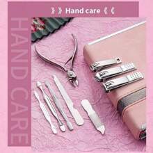 Juego De Manicura Conjunto De Cortauñas De Acero Inoxidable 26 pcs, Sets De Aseo Profesional Para El Cuidado De La Piel De Las Manos, Los Pies Y Las Uñas, Con Estuche De Viaje