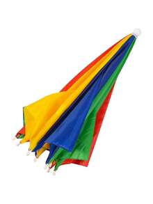 1 pièce Chapeau-parapluie de pêche d'été pour protection solaire, casquette pour adultes pour la décoration de fête au bord de la piscine, parapluie pliable pour la protection solaire en extérieur - Multicolore - Voir 8