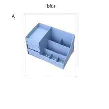 1pc Drawer Style Desktop Skincare Storage & Organizer Rack, Dorm Supplies Stationery Makeup Organizer