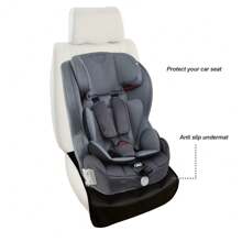 Simple Car Seat Protector For Baby Carseat, PU Anti-Slip 2 Layers Non Slip Undermat For Child Car Seat Portable Easy Installation