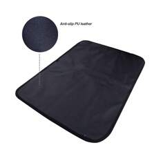 Simple Car Seat Protector For Baby Carseat, PU Anti-Slip 2 Layers Non Slip Undermat For Child Car Seat Portable Easy Installation