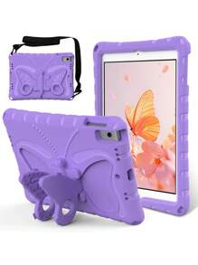 Apple Butterfly Stand EVA Material Shock Proof & Anti-Drop Protective Case For Kids Tablet, Suitable For Multiple Brands