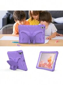 Apple Butterfly Stand EVA Material Shock Proof & Anti-Drop Protective Case For Kids Tablet, Suitable For Multiple Brands