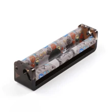 1Pc 78 Or 110 Mm Fashion Pattern Printing Manual Rolling Machine, Herb Cone Maker, Smoking Accessories, Gifts For Smokers.