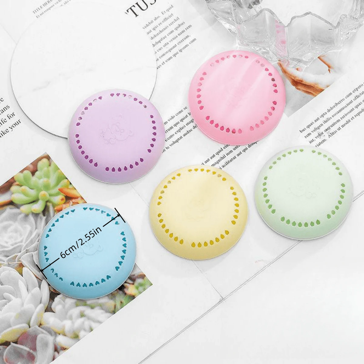 25pcs Solid Air Freshener For Toilet/Closet/Car/Bedroom (5 Fragrance