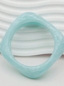 1 chiếc vòng tay Acrylic nhựa màu kẹo bất đối xứng, phong cách BohemianTrung Đông, với các yếu tố cổ điển, thanh lịch, nghệ thuật, dễ thương và gợi cảm, màu chuyển sắc thạch, hoàn hảo cho hẹn hò, thường ngày, làm quà tặng - vòng đeo tay - Xem 23
