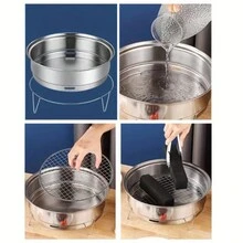 1個便攜式可摺疊燒烤架，燒烤炭爐，適用於戶外露營、野餐和燒烤 - 銀色 - 查看 7