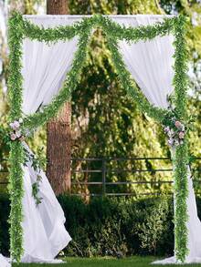 1 Máy Tính 6Ft, Cây Bạch Đàn Nhân Tạo Cây Xanh Vòng Hoa Giả Treo Lá Bạch Đàn Phông Nền Vòm Trang Trí Tường Cho Cô Dâu Bàn Cưới Trung Tâm Trang Trí Tiệc Lễ Hội - Nhiều màu - Xem 7