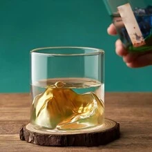 1pc,A Highly Attractive Guanshan Glass With A Grand Atmosphere, Making Your Life Full Of Emotions. A Cup Suitable For Gatherings, Bars, And Family Gatherings, Can Be Used For Red "Back To School""School Supplies""The Spring Festival""Valentine's Day"