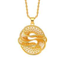 1pc Large Gold-Color Double Layer Heart Floral Detail Fashion Collarbone Necklace With Four Petals