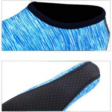  Water Shoes For Women Men Barefoot Quick-Dry Aqua Socks For Beach Swim Surf Yoga Exercise New Translucent Color Soles - Navy Blue - View 5