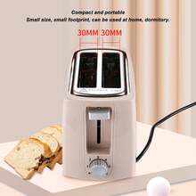 Tostadora Para Desayuno ,sandwichera, Color Rosa 110 V - Rosa vieja - Ver 3