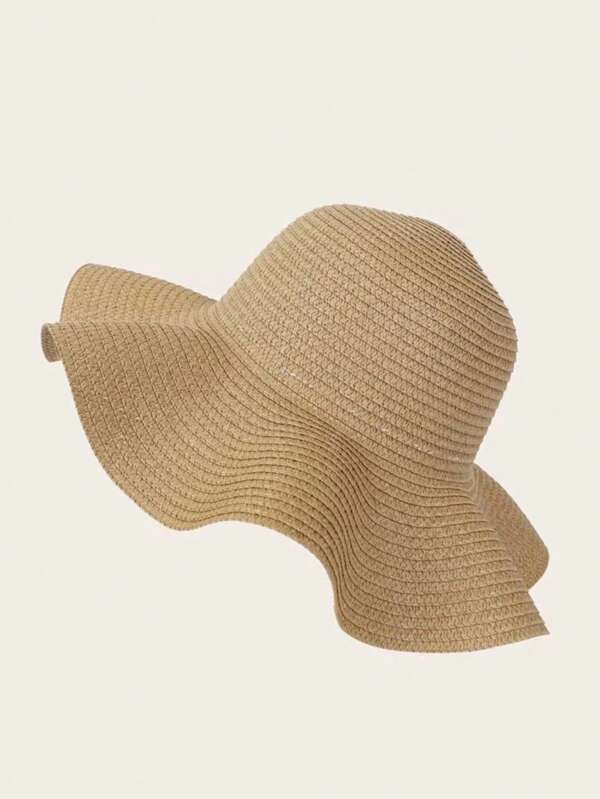 Solid Wide Brim Hat Boho