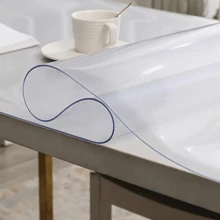 1 pieza de mantel de mesa de PVC - 0,9 mm de grosor, individual de plástico resistente al agua y al aceite, que proporciona protección a la mesa y facilita su mantenimiento. - multicolor - Ver 14