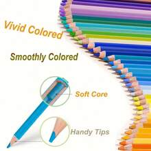 48支高級彩色鉛筆套裝-活潑木製藝術手繪工具，藝術家素描繪圖必備的彩鉛筆套裝 - 彩色 - 查看 6