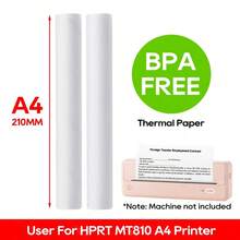 HPRT MT810 A4 Thermal Printer Paper Roll A4 Paper Width  2 4 6 10 Rolls For Thermal A4 Portable Machine Maker Official - A4 Thermal Paper - View 7