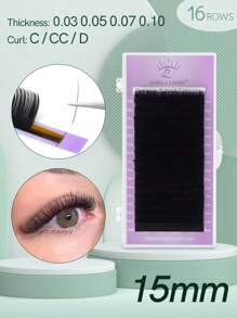SONG LASHES 嫁接睫毛延长自然C CC D 卷翘俄罗斯卷翘0.05 0.07 0.10 0.15 0.20长度睫毛簇,睫毛簇,单根睫毛,睫毛,假睫毛 - CC - 查看 16