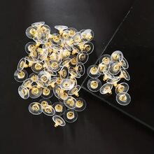 10/50入組耳環後蓋珠寶工具套裝，金色銀色飛碟形耳塞耳針後盾DIY珠寶配件 - 彩色 - 查看 7