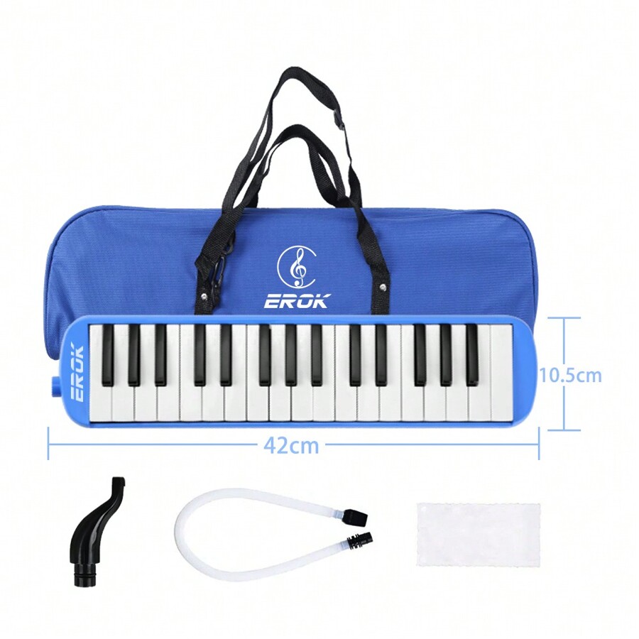 EROK 32 Keys Melodica Mini Piano Keyboard Musical Instrument Mouth