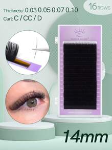SONG LASHES 嫁接睫毛延长自然C CC D 卷翘俄罗斯卷翘0.05 0.07 0.10 0.15 0.20长度睫毛簇,睫毛簇,单根睫毛,睫毛,假睫毛 - CC - 查看 11