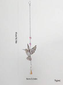 1件水晶棱镜阳光捕捉器，悬挂式窗户阳光捕捉器装饰，室内彩虹制造器，蜂鸟棱镜阳光捕捉器礼物，万圣节，诡异，秋季，节日，家居装饰，房间装饰，墙面装饰礼物，生日毕业 - 彩色 - 查看 2