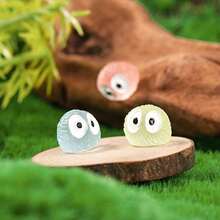 10 piezas de adorno en miniatura creativo de bola de carbón en forma de polvo con accesorios aleatorios de joyería tridimensional de bricolaje, en colores variados - Multicolor - Ver 5