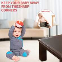 3 Meters Edge Protection Baby With 4 Corner Protection, Edge Protection Self-Adhesive Corner Protection, Edge Protection Transparent - For Table Cabinets, Drawers, Furniture Edge Protection(300CM) - White - View 3