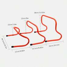 5pcs/Set Agility Training Hurdles Obstacles For Football/Basketball Sports Fitness - Red - View 2