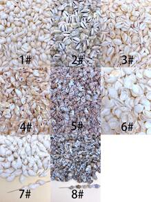 30/60/120pcs Creative Fashionable DIY Natural Shell Pendant (With Hole) Set, Including Various Types Of Shell & Conch Pendant For Making Bracelets, Necklaces, Beaded Jewelry, Beach Vacation Style Accessories