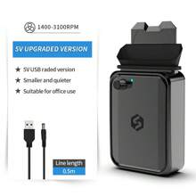 1pc 5V Standard Edition Laptop Exhaust Type Cooler With Side Air Intake, Suitable For Laptop Cooling Fans And Peripherals - 5V-standard version - View 2