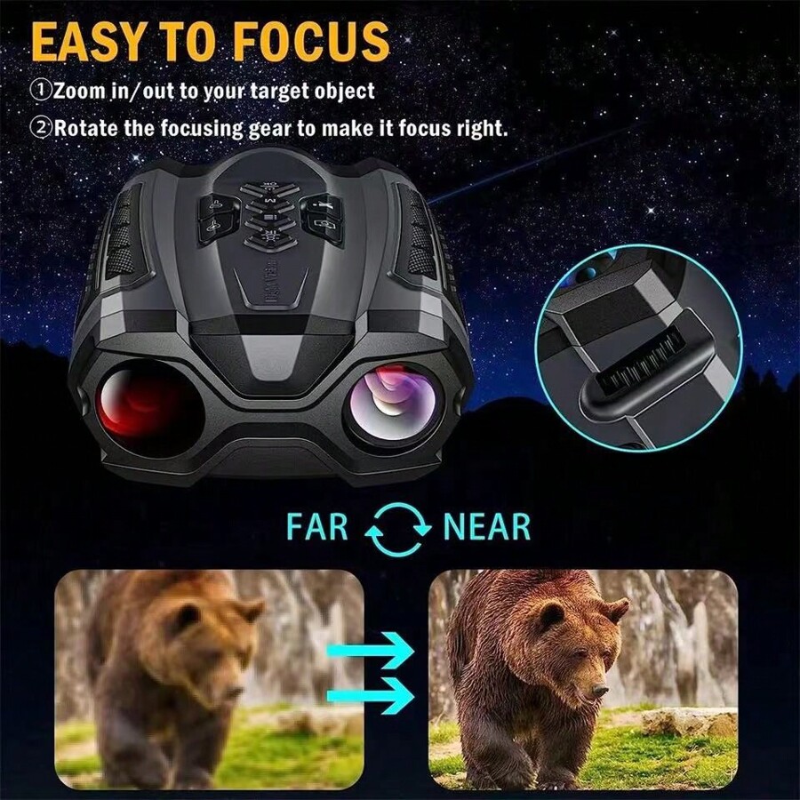 Night Vision Binoculars, Infrared Digital Night Vision Goggles With