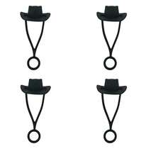 10mm牛仔帽矽膠吸管套，適用於30/40盎司杯，可愛有趣的馬克杯吸管封口配件，男女適用禮物 - 粉色 - 查看 23