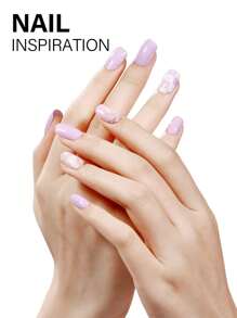 1pc15ml Light Purple Gel Nail Polish, Soak Off Gel Nail Polish ,Long-Lasting And LED/UV Lamp Quick-Drying, For Home Salon Nail Art DIY - 淡紫色 - 查看 5