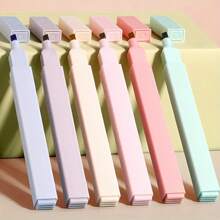 6/12pcs Aesthetic Highlighters Assorted Colors, No Bleed With Soft Tip 6 Color Aesthetic Pens Markers Stationery For Office Supplies - Multicolor - View 6