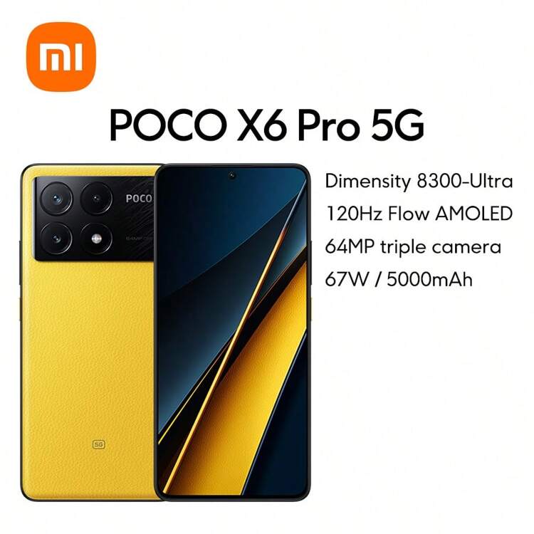 Xiaomi Poco X6 Pro 5gグローバル版 スマートフォン Eu充電器