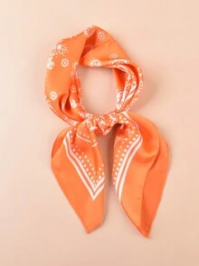 YWQLWJ 1 Khăn Bandana In Hình Học Mới Xuất Hiện Khăn Satin Có Họa Tiết Hoa Cho Phụ Kiện Tóc Nữ, Cà Vạt Cổ Chuyên Nghiệp, Khăn Quàng Cổ Vuông 70Cm, Dây Buộc Tóc, Băng Đô Lý Tưởng Để Trang Điểm Cho Bạn - Nhiều màu - Xem 3
