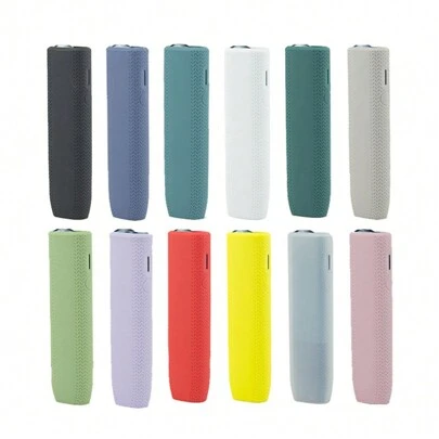 适用于 IQOS ILUMA ONE 硅胶套香烟保护套配件多巴胺、吸烟配件、电子烟使用、香烟储存、电子烟吸烟、烟嘴盒、香烟盒