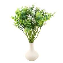 Gói Chất Liệu Bó Hoa Tiền Bạch Đàn & Pilea Nhân Tạo 18 Chiếc, Phụ Kiện Tái Sử Dụng Có Thể Cố Định Chắc Chắn Bằng Keo. Cây xanh giả để cắm hoa ở trung tâm đám cưới, trang trí nhà ở trang trại, trang trí bình nội thất, trang trí bàn làm việc trong phòng, hoa nhân tạo để trang trí Giáng sinh và năm mới. - màu xanh lá - Xem 5