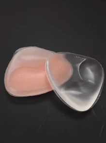 2pcs Sports Bra Inserts, Silicone Push Up Pad Bra Cup Enhancer Nipple Cover Sticker