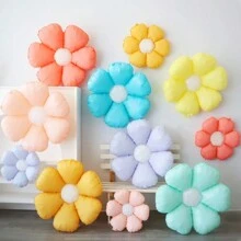 12 件雏菊铝箔气球装饰，适用于雏菊主题生日、婚礼、派对拍照背景、返校情人节