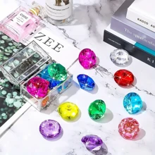20/50/100 Pcs Diving Gems Pool Beads, Large Acrylic Gems Big Gems Pirate Treasure Chest Summer Underwater Swimming Beads For Birthday Swimming Pool Party Favors