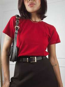 Women T-Shirts - 紅色 - 查看 1
