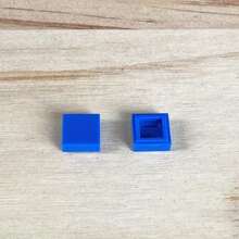 200PCS 1x1 Bricks Flat Tile Smooth 1*1 Building Blocks DIY Educational Creative Parts Toy For Kids Compatible 3070 - Multicolor - View 22