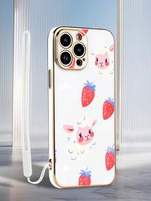 1 Ốp lưng điện thoại chống sốc hình cừu dâu tây mạ trắng và 1 dây treo TPU trắng tương thích với iPhone, Ốp lưng điện thoại phù hợp, Ốp lưng giữ điện thoại, Ốp lưng điện thoại vui nhộn, Ốp lưng điện thoại Android, Ốp lưng điện thoại, Ốp lưng điện thoại, Ốp lưng điện thoại OPPO, Tương thích với Ốp lưng điện thoại Apple 15PRO MAX, Ốp lưng điện thoại A14, Ốp lưng điện thoại A54, Ốp lưng điện thoại A52, Ốp lưng điện thoại A31 4G, Ốp lưng điện thoại A23, Ốp lưng Redmi Note 8 Pro, Ốp lưng Redmi Note 11 Pro 4G, Ốp lưng Redmi Note 12 4G, Ốp lưng OPPO A54 - Nhiều màu - Xem 4